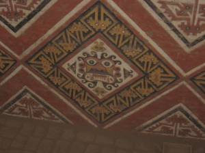 Moche painting representing the main Moche god