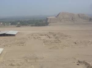 Huaca del Sol near Trujillo, Peru