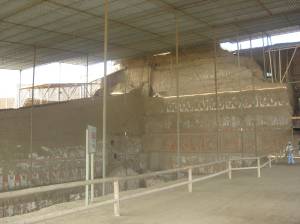 Huaca de la Luna near Trujillo, Peru