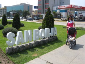 Av. San Borja Norte, a nice area of Lima