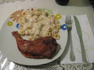 chicken with tortellini