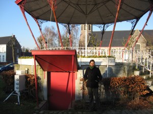 A bombshelter in Oostakker, Belgium