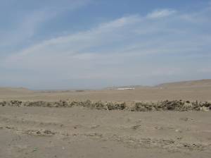 Desert scenery along the Panamericana Sur