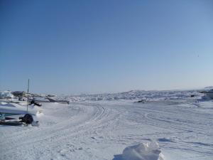 Frozen Frobisher Bay