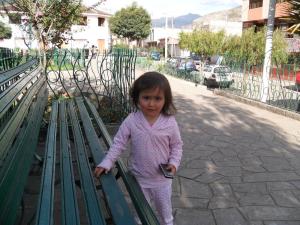 Playing in the park after Easter dinner