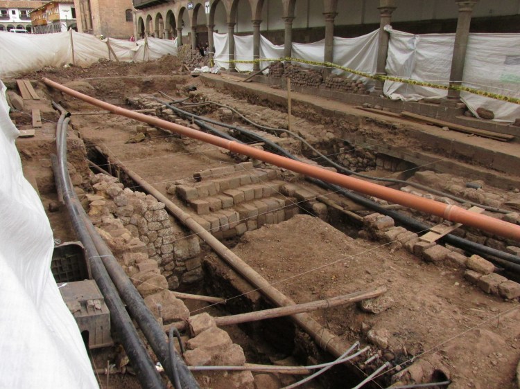Inca walls below Plaza de Armas Cusco