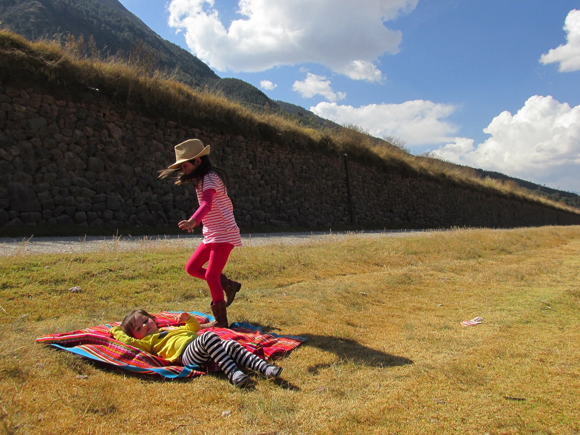 Los Andenes, Inca terraces near Huarocondo, Cusco, Peru